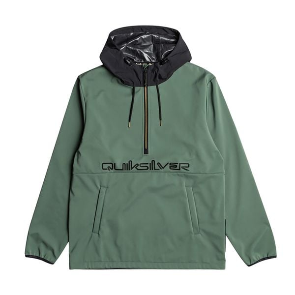 Kurtka snowboardowa męska Quiksilver Live For The Ride. Zielone kurtki męskie Quiksilver, na zimę, m, bez wzorów, sportowe, bez kaptura. Za 369.99 zł.