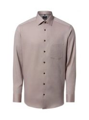OLYMP Luxor modern Fit Koszula Mężczyźni Modern Fit Bawełna beżowy, 40. Brązowe koszule męskie OLYMP Luxor modern Fit, m, bez wzorów, z bawełny, biznesowe, bez kołnierzyka, bez ramiączek. Za 279.95 zł.
