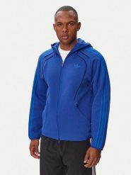 Adidas Polar Spacer Teamgeist 26 Cutline Fullzip Hoodie KW0887 Niebieski Regular Fit. Niebieskie bluzy męskie Adidas, m, bez wzorów, z bawełny, bez kaptura. Za 369.99 zł.