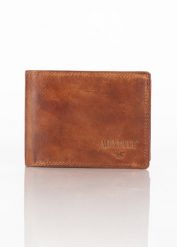 MUSTANG Denimo High Wallet Side Opening With Button MĘSKI SKÓRZANY PORTFEL POJEMNY NA KARTY PREMIUM. Portfele męskie Mustang, bez wzorów. Za 129.99 zł.