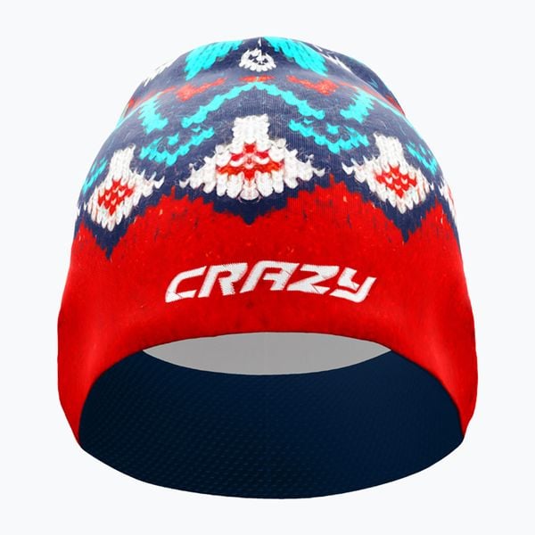 Czapka do biegania damska Crazy Spire. Czerwone czapki i kapelusze damskie CRAZY, bez wzorów, z materiału, sportowe. Za 169.99 zł.