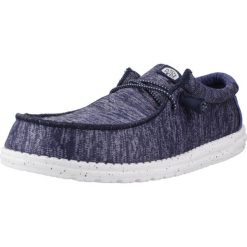 Buty HEY DUDE WALLY SPORT KNIT Niebieski. Niebieskie trekkingi męskie PRO BRANDS, trekkingowe. Za 183.99 zł.