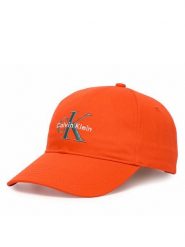 Calvin Klein Czapka z daszkiem Monologo Embroidery Baseball Cap LV04G5004G Pomarańczowy. Brązowe rękawiczki męskie Calvin Klein, bez wzorów, z bawełny. Za 169.99 zł.