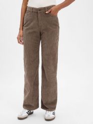 Noisy May spodnie sztruksowe - NMYolanda Kobiety Sztruks brązowy, 28-30. Brązowe spodnie materiałowe damskie Noisy may, bez wzorów, z bawełny. Za 169.95 zł.