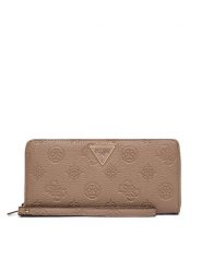 Guess Portfel Cresidia II Slg SWPD98 88146 Brązowy. Brązowe portfele damskie Guess, z aplikacjami, ze skóry. Za 199.99 zł.