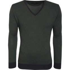 Sweter ENRICO 15-107CS. Szare swetry przez głowę męskie Giacomo Conti, na zimę, z materiału. Za 199.00 zł.