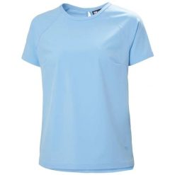 Koszulka damska Helly Hansen Thalia. Niebieskie t-shirty damskie Helly Hansen, l, bez wzorów, z elastanu, bez kołnierzyka. Za 289.50 zł.