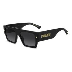 Okulary przeciwsłoneczne DSQUARED2 D2 0165/S 807 9O dla mężczyzn, rozmiar 57 mm. Czarne okulary przeciwsłoneczne męskie Dsquared, prostokątne. Za 827.90 zł.
