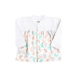 Nini Sweter Dziewczęcy 68 Biały/Różowy. Białe swetry dla dziewczynek Nini, bez wzorów, bez kołnierzyka, bez ramiączek, bez kaptura. Za 33.00 zł.