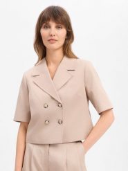 More & More Krótka marynarka Kobiety Lyocell beżowy|szary, 46. Brązowe żakiety damskie More & More, bez wzorów, z lyocellu, eleganckie. Za 429.95 zł.