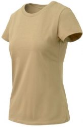 Helikon-Tex T-shirt damski Slim Organic - Khaki. Brązowe t-shirty damskie HELIKON-TEX, bez wzorów, bez kołnierzyka. Za 90.09 zł.