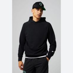 Bluza z kapturem Fabletics Year Round Terry. Czarne bluzy męskie FABLETICS, s, bez wzorów, z bawełny, z kapturem. Za 359.65 zł.