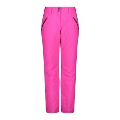 Spodnie damskie narciarskie CMP 34W4556. Czerwone spodnie snowboardowe damskie CMP, na zimę, l, bez wzorów, sportowe, narciarskie. Za 404.00 zł.