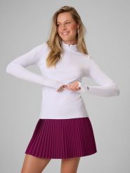 4F Longsleeve slim gładki damski - biały XS. Białe koszulki sportowe damskie 4f, xs, bez wzorów, z dzianiny, bez kołnierzyka, bez ramiączek. Za 129.99 zł.