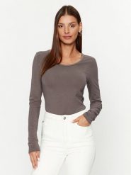 ONLY Bluzka 15204712 Szary Stretch Fit. Szare bluzki damskie Only, xs, bez wzorów, z bawełny, bez kołnierzyka, bez ramiączek. Za 79.99 zł.