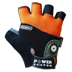 Rękawiczki fitness damskie Power-System Fit Gir. Brązowe rękawiczki damskie Power System, bez wzorów, sportowe. Za 50.00 zł.
