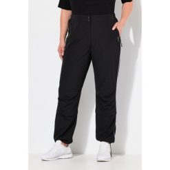 Damskie Spodnie funkcyjne hydrofobowy powerstretch gumka w pasie. Czarne spodnie sportowe damskie Ulla Popken, plus size, bez wzorów, z elastanu. Za 294.99 zł.