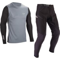 Komplet rowerowy (koszulka+spodnie) LEATT Ride Kit MTB 1.0. Czarne buty sportowe męskie LEATT, bez wzorów, bez kołnierzyka, bez ramiączek, rowerowe. Za 449.00 zł.