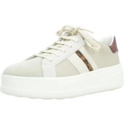 Buty GEOX D SPHERICA ECUB 2 Beżowy. Brązowe obuwie sportowe damskie Geox, bez wzorów, z syntetyku, na fitness i siłownię. Za 389.99 zł.