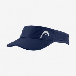 Daszek czapki damski HEAD Pro Player. Niebieskie czapki i kapelusze damskie Head, bez wzorów, sportowe. Za 100.00 zł.