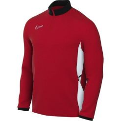 Bluza dresowa sportowa męska Dri-Fit Academy 25 Drill Top. Czerwone bluzy sportowe męskie Nike, m, bez wzorów, z dresówki, bez kaptura, trekkingowe, dri-fit (nike). Za 179.99 zł.