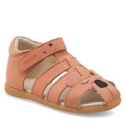 Sandały Lasocki Kids. Brązowe sandały dziewczęce Lasocki Kids, bez zapięcia. Za 129.99 zł.