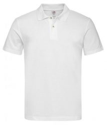 Biała Bawełniana Koszulka POLO -STEDMAN- Męska, Krótki Rękaw, z Kołnierzykiem, Casualowa. Białe koszulki polo męskie Stedman, l, bez wzorów, z bawełny, bez ramiączek. Za 89.00 zł.
