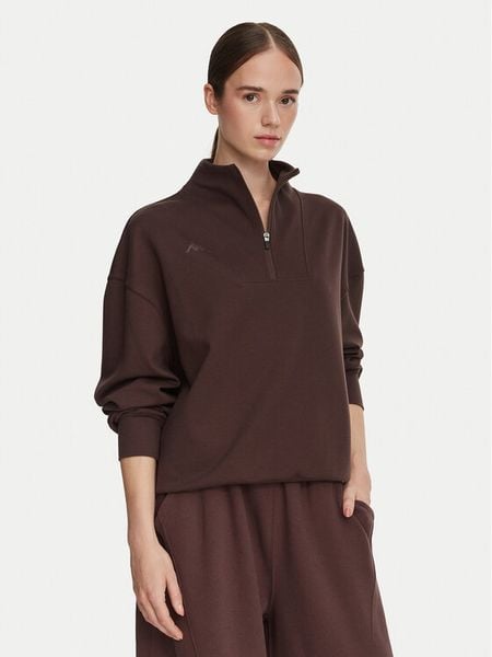 Kappa Bluza 372664W Brązowy Oversize. Brązowe bluzy damskie Kappa, m, bez wzorów, z syntetyku, bez kaptura. Za 161.99 zł.