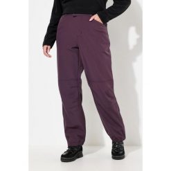 Damskie Spodnie softshell wodoodporne profilowane kolana polarowa podszewka. Czerwone spodnie sportowe damskie Ulla Popken, plus size, bez wzorów, z materiału, trekkingowe. Za 432.99 zł.