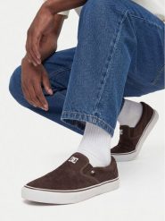 DC Shoes Tenisówki CEO-LEA-ZL-0010M Brązowy ciemny. Brązowe trampki męskie DC Shoes, bez wzorów, ze skóry, bez zapięcia. Za 219.99 zł.