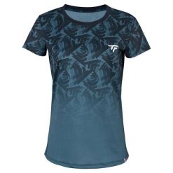 Koszulka damska Tecnifibre X-loop Teal. Niebieskie t-shirty damskie TECNIFIBRE, s, bez wzorów, z materiału, klasyczne, bez kołnierzyka. Za 199.99 zł.