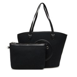 Torebka Valentino. Czarne torebki do ręki damskie Valentino, bez wzorów, klasyczne, bez dodatków. Za 259.99 zł.