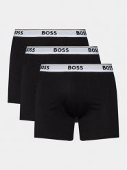 BOSS Komplet bokserek BoxerBr 3P Power 50475282 Czarny. Czarne bokserki męskie Boss, m, bez wzorów, z bawełny. Za 149.00 zł.