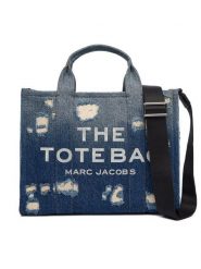 Marc Jacobs Torebka 2F4HTT002H05 Niebieski. Niebieskie torebki do ręki damskie Marc Jacobs, bez wzorów, z materiału, bez dodatków. Za 1,939.00 zł.