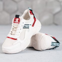 SHELOVET brązowe Wygodne Buty Sportowe. Brązowe obuwie sportowe damskie SHELOVET, bez wzorów, ze skóry. W wyprzedaży za 89.00 zł.