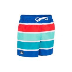 Spodenki BBS 100 Stripes JR. Niebieskie szorty dla chłopców OLAIAN. W wyprzedaży za 19.99 zł.