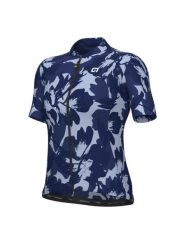 Koszulka rowerowa damska Alé Cycling Solid Flower. Niebieskie koszulki sportowe damskie ALÉ CYCLING, m, bez wzorów, z elastanu, bez kołnierzyka, bez ramiączek, na fitness i siłownię. Za 390.99 zł.