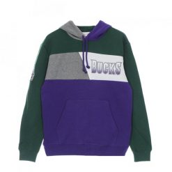 Sweatshirt z kapturem Milwaukee Bucks. Fioletowe bluzy męskie Mitchell & Ness, m, bez wzorów, z kapturem. Za 515.00 zł.