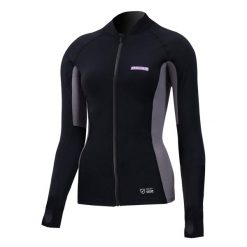 Bluza do sportów wodnych damska Prolimit SUP Convertible Top. Czarne bluzy sportowe damskie PROLIMIT, s, bez wzorów, bez kaptura, żeglarskie. Za 360.00 zł.
