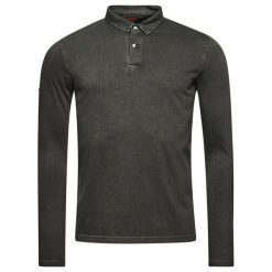 Koszulka polo z długim rękawem Superdry Studios. Czarne bluzki z długim rękawem męskie Superdry., l, bez wzorów, z bawełny, eleganckie, bez kołnierzyka. Za 281.75 zł.