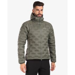 Męska kurtka puchowa Kilpi ALBERT-M. Zielone kurtki sportowe męskie Kilpi, m, bez wzorów, z nylonu, trekkingowe. Za 628.61 zł.