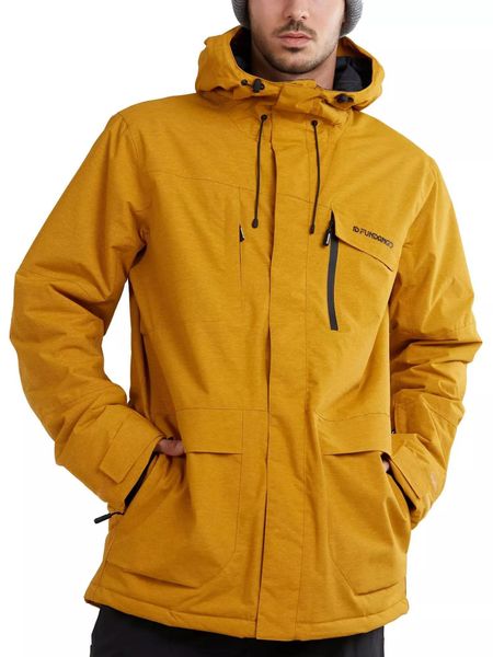 Kurtka narciarska męska Ryder Jacket. Czarne kurtki męskie Fundango, na zimę, m, bez wzorów, z materiału, narciarskie. Za 719.90 zł.