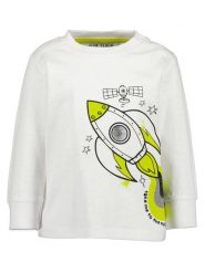 Blue Seven Bluzka 977624 X Biały Regular Fit. Białe t-shirty dla chłopców Blue Seven, bez wzorów, z bawełny, bez ramiączek. Za 69.99 zł.