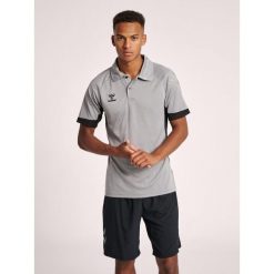 Polo Hummel Lead Functional. Szare koszulki polo męskie Hummel, m, bez wzorów, sportowe, bez ramiączek. W wyprzedaży za 150.50 zł.