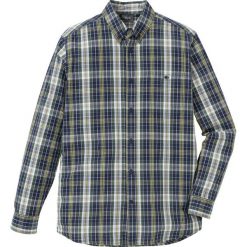 Koszula w kratę Regular Fit bonprix zielono-ciemnoniebieski w kratę. Zielone koszule męskie bonprix. Za 89.99 zł.
