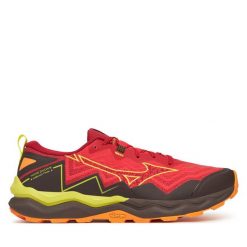 Buty do biegania Mizuno. Czerwone buty sportowe męskie Mizuno, bez zapięcia, do biegania, mizuno wave. Za 389.99 zł.
