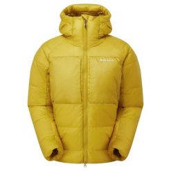 Damska kurtka z kapturem Montane Kamen Xt. Żółte kurtki damskie Montane, na zimę, s, bez wzorów, z materiału, z kapturem. Za 2,175.90 zł.