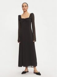 ROTATE Sukienka koktajlowa Savy 113104100 Czarny Regular Fit. Czarne sukienki damskie ROTATE, bez wzorów, z syntetyku, wizytowe, bez kołnierzyka, bez ramiączek. Za 809.99 zł.