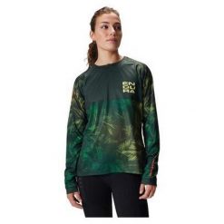 Longsleeve rowerowy damski Endura Tropical Print Ltd W ghillie. Zielone koszulki sportowe damskie ENDURA, bez wzorów, bez kołnierzyka, bez ramiączek, rowerowe. Za 159.99 zł.