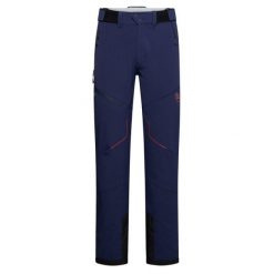 Spodnie narciarskie La Sportiva Excelsior. Niebieskie spodnie snowboardowe męskie La Sportiva, m, bez wzorów, z materiału, narciarskie. Za 901.90 zł.